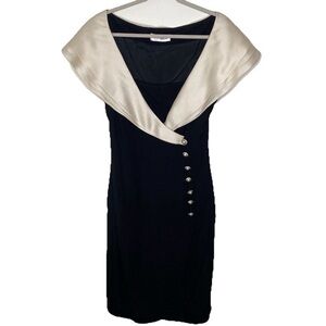 Nipon Night Vintage  Dress 80s 90s Glam 12